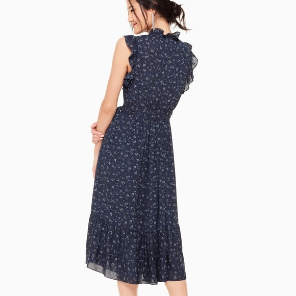 Kate Spade Navy Blue Dress - Picture 5 of 6